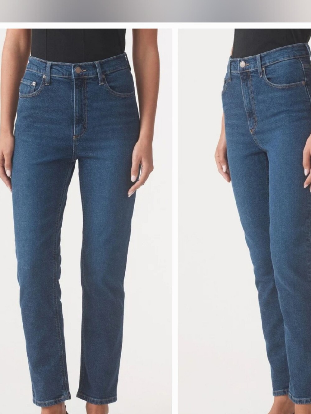 Nobody Denim Frankie Ankle Jean in Fierce Sz 28 Super High Rise Slim Fit Dark